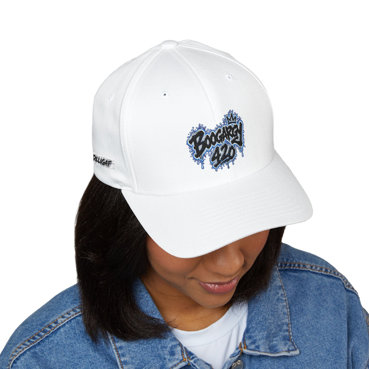 Embroidered 'Boogarky 420' Drip Logo Cap