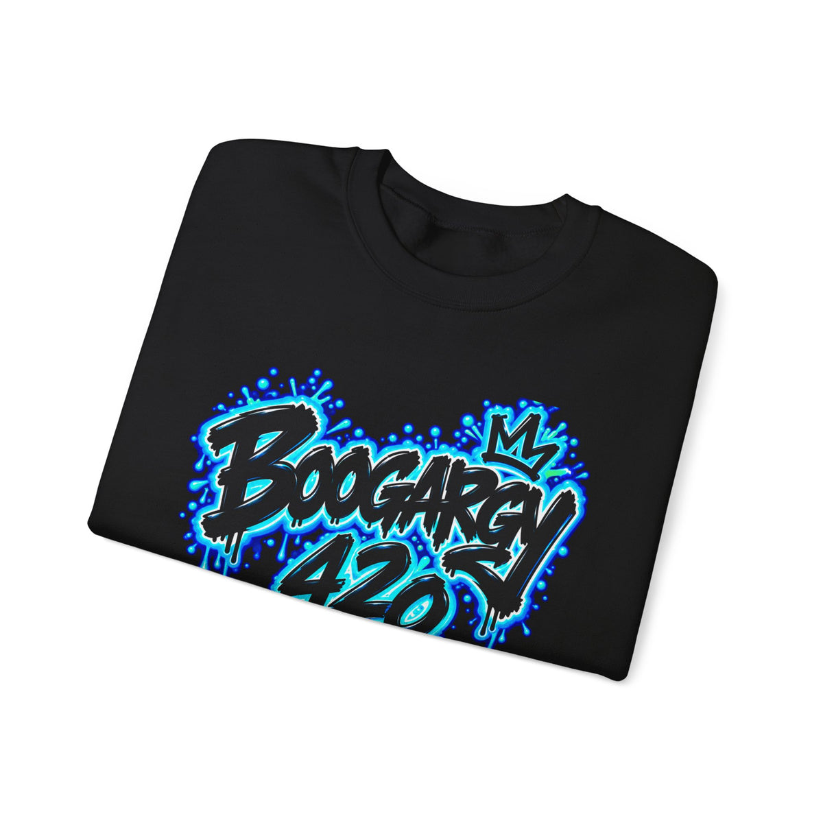 Graffiti 'Boogarry 420' Crewneck Sweatshirt