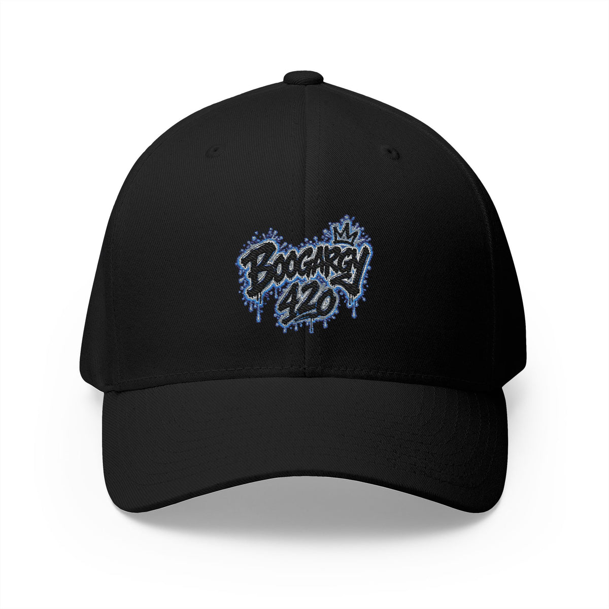 Embroidered 'Boogarky 420' Drip Logo Cap