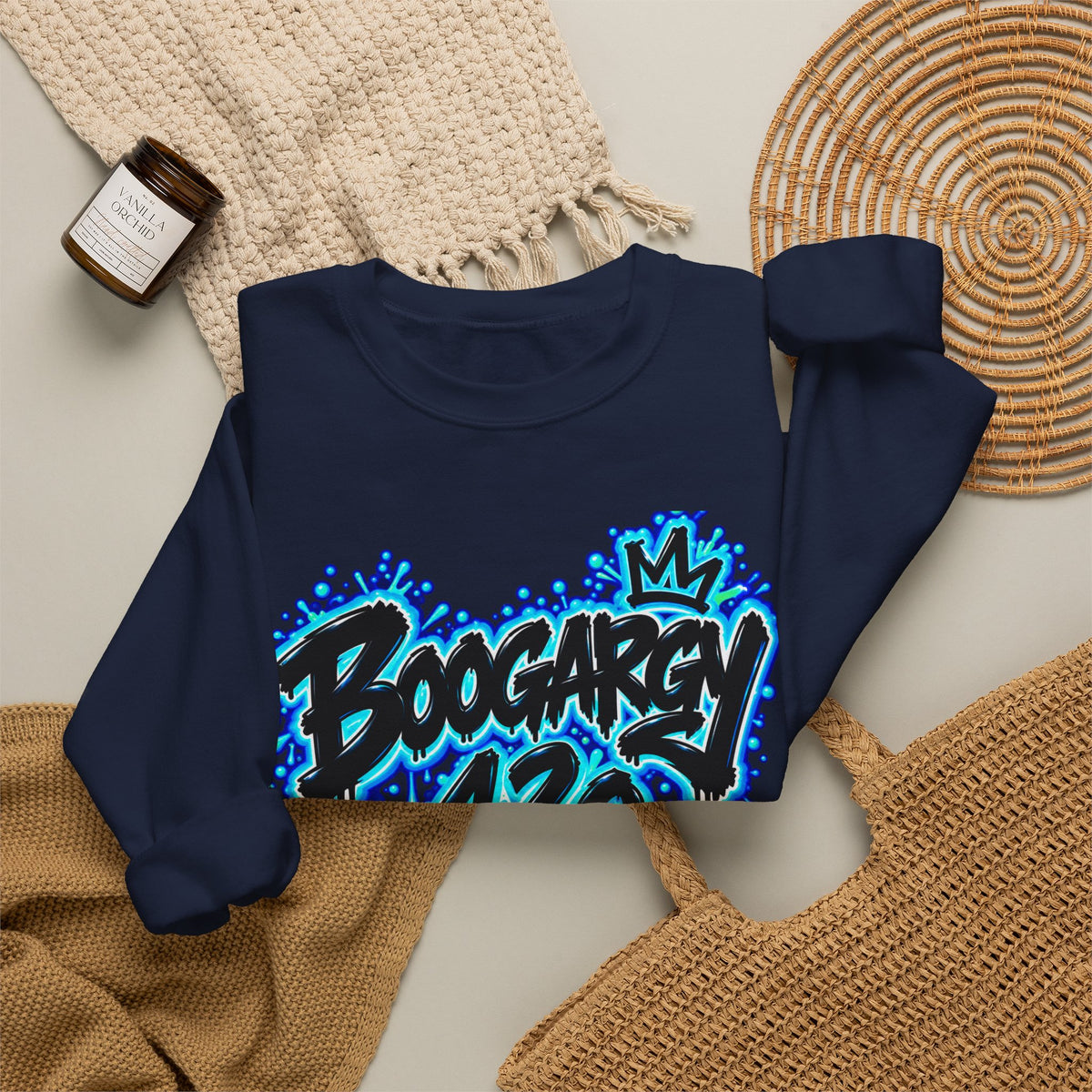 Graffiti 'Boogarry 420' Crewneck Sweatshirt