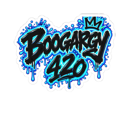 Boogardy 420 Graffiti Sticker — Drip Street Art Kiss-Cut Decal