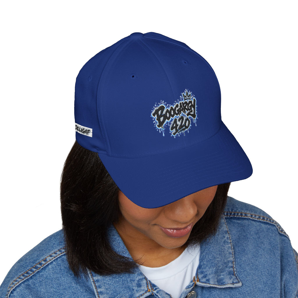 Embroidered 'Boogarky 420' Drip Logo Cap