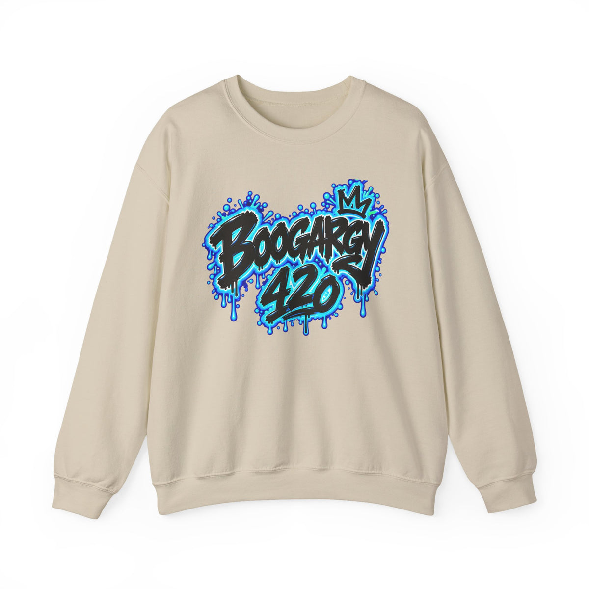 Graffiti 'Boogarry 420' Crewneck Sweatshirt