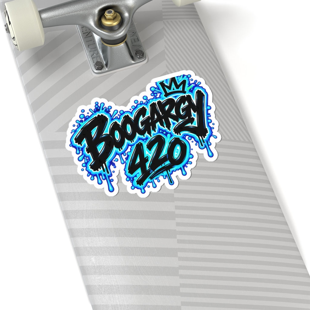 Boogardy 420 Graffiti Sticker — Drip Street Art Kiss-Cut Decal