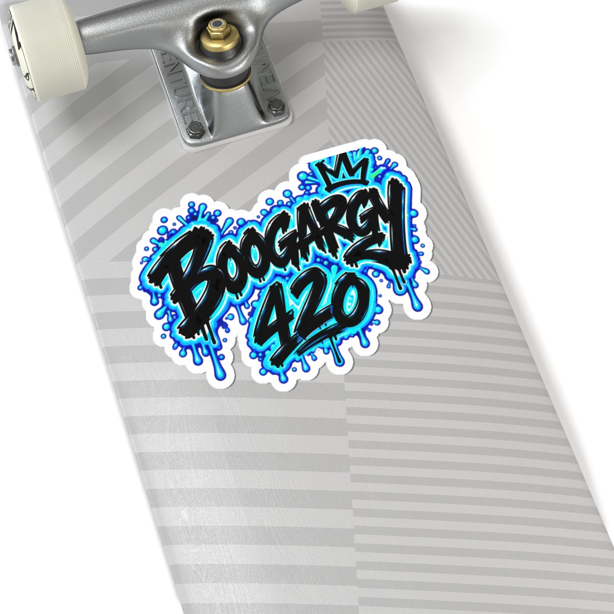 Boogardy 420 Graffiti Sticker — Drip Street Art Kiss-Cut Decal