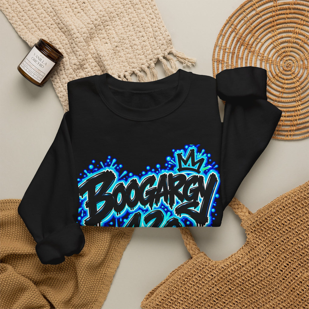 Graffiti 'Boogarry 420' Crewneck Sweatshirt