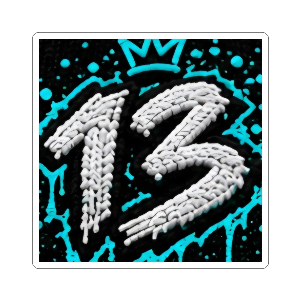 13 Graffiti Sticker — Street Art Kiss-Cut Decal