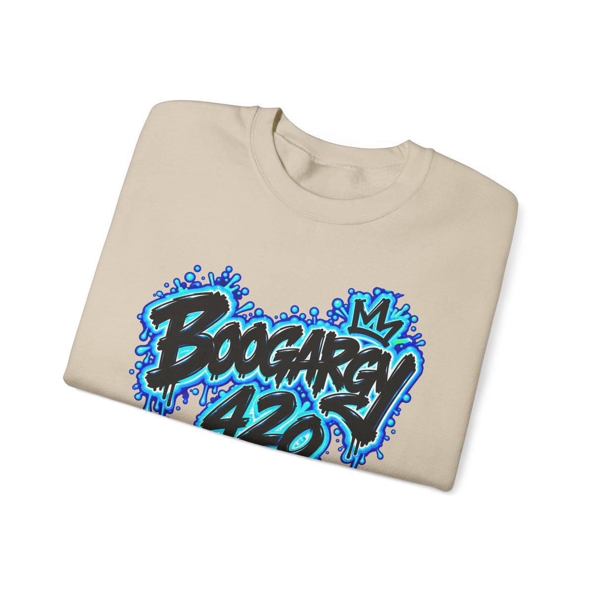 Graffiti 'Boogarry 420' Crewneck Sweatshirt