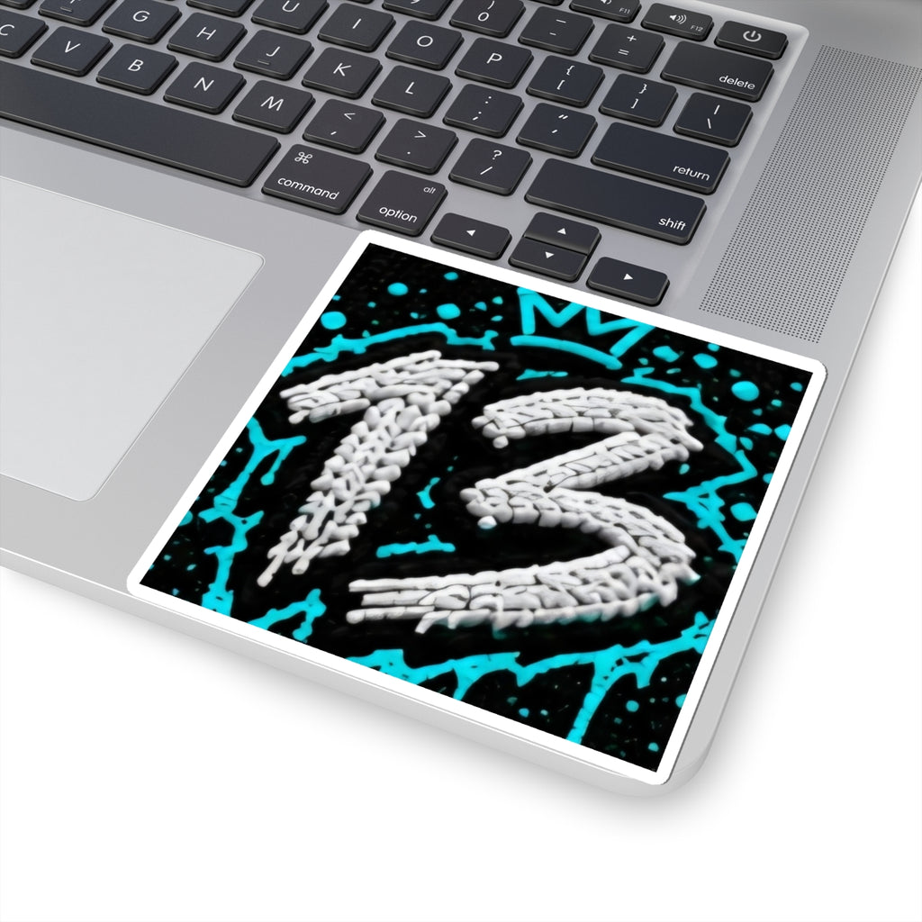 13 Graffiti Sticker — Street Art Kiss-Cut Decal