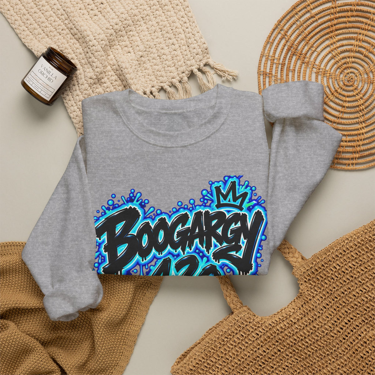 Graffiti 'Boogarry 420' Crewneck Sweatshirt